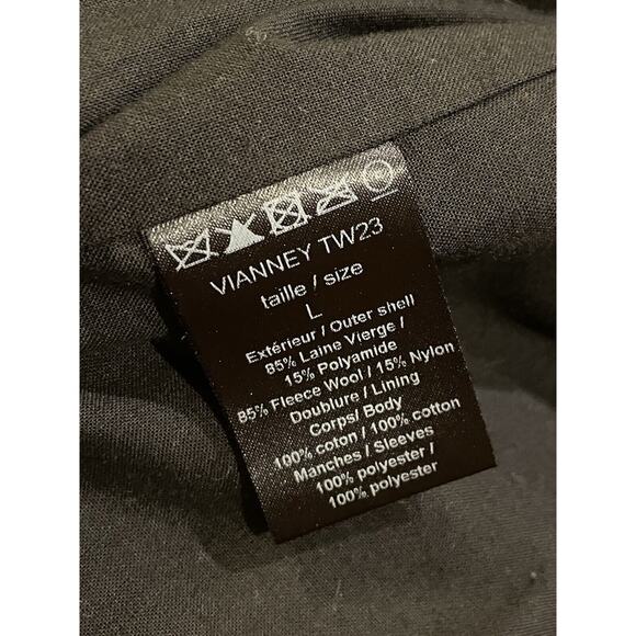 Leon & Harper Women’s Gray Button Closure Coat Blazer Large - Picture 10 of 10